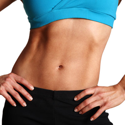 Get a show-off stomach abs woman fit