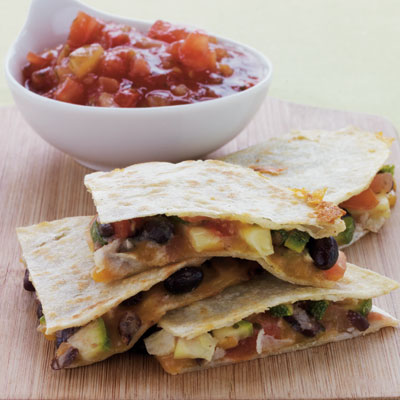 Black Bean and Zucchini Quesadillas black bean zucchini quesadillas
