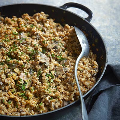Eat more farro farro mushroom