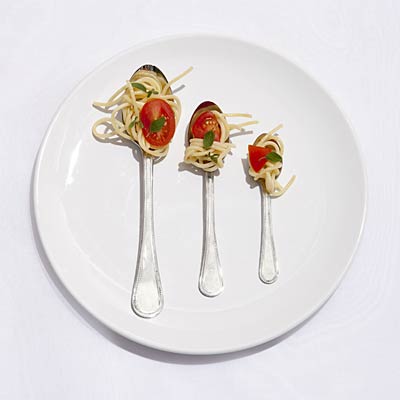 Don't obsess over portion control food portions