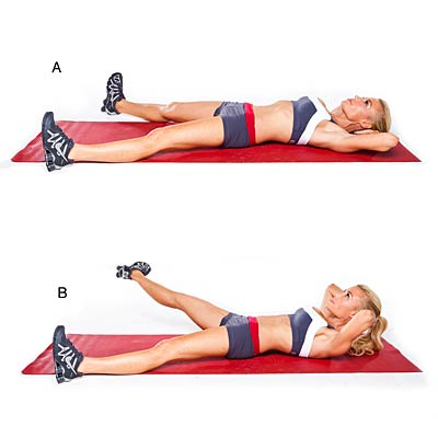 Inner thigh crunch lift inner thigh crunch