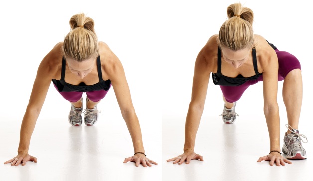 Running Plank (Plank into Runner's Lunge Stretch) plank runningplank