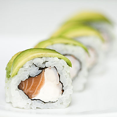 tuna cheese sushi
