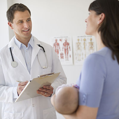 A new mom who doesn’t want to get pregnant again soon women baby pediatrician