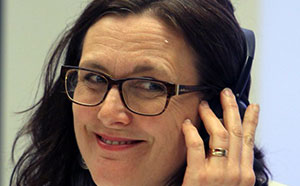 Evropska komesarka za unutrašnje poslove Sesilija Malmstrom