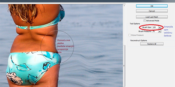 Brush Size u Fotošopu