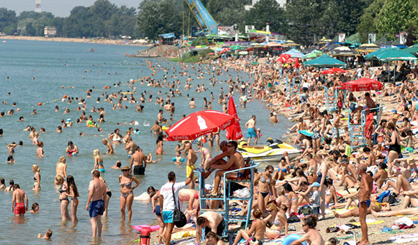 Known locally as ‘The Belgrade seaside’