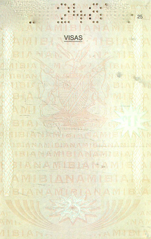 namibija stranica pasoša